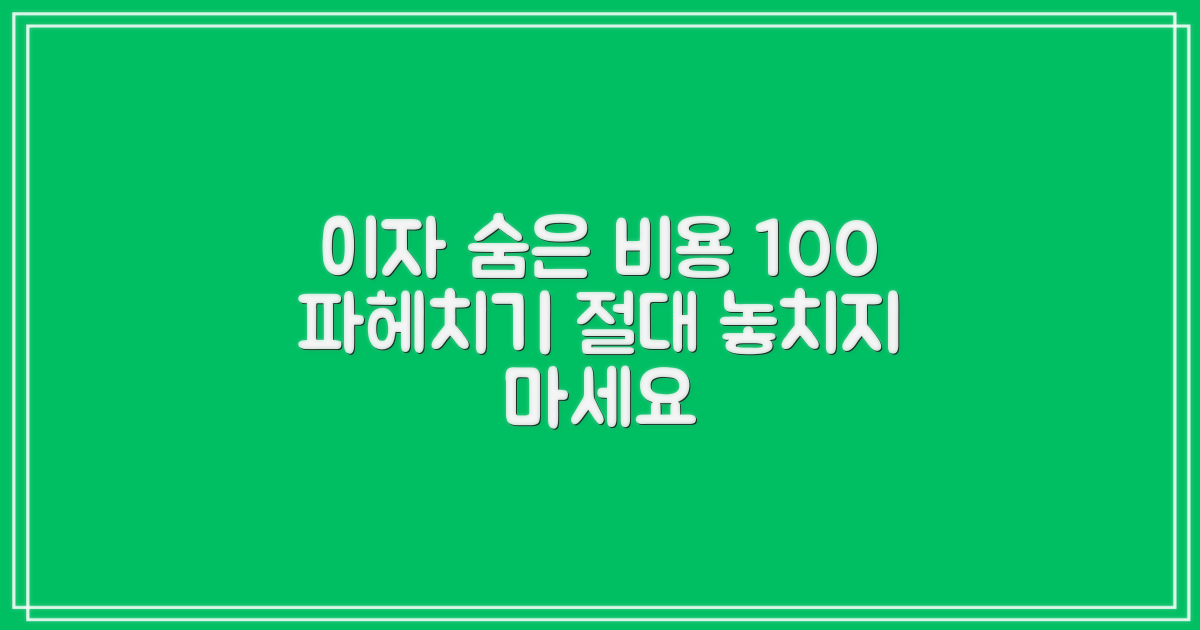 이자 계산, 숨겨진 비용 파악