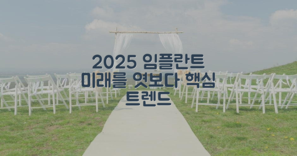2025 임플란트 동향