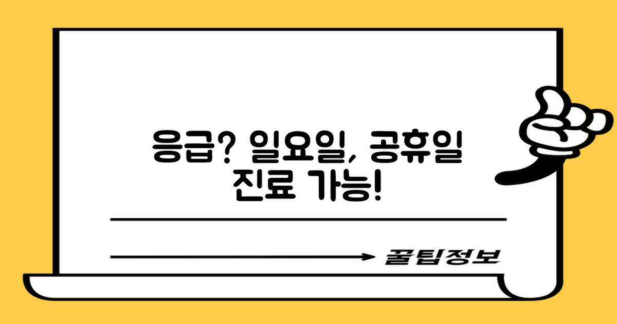 일요일, 공휴일 진료?