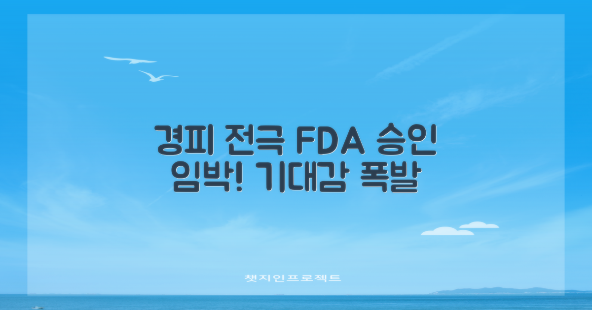 경피 전극, FDA 승인 기대감