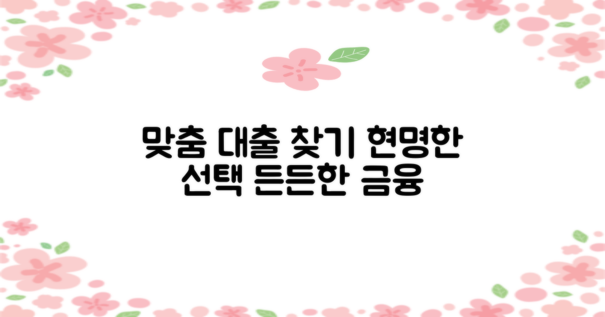 나에게 맞는 대출 찾기