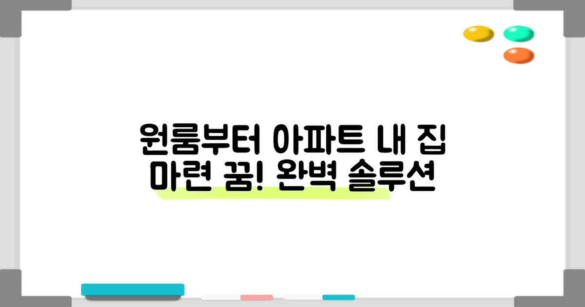 원룸부터 아파트까지