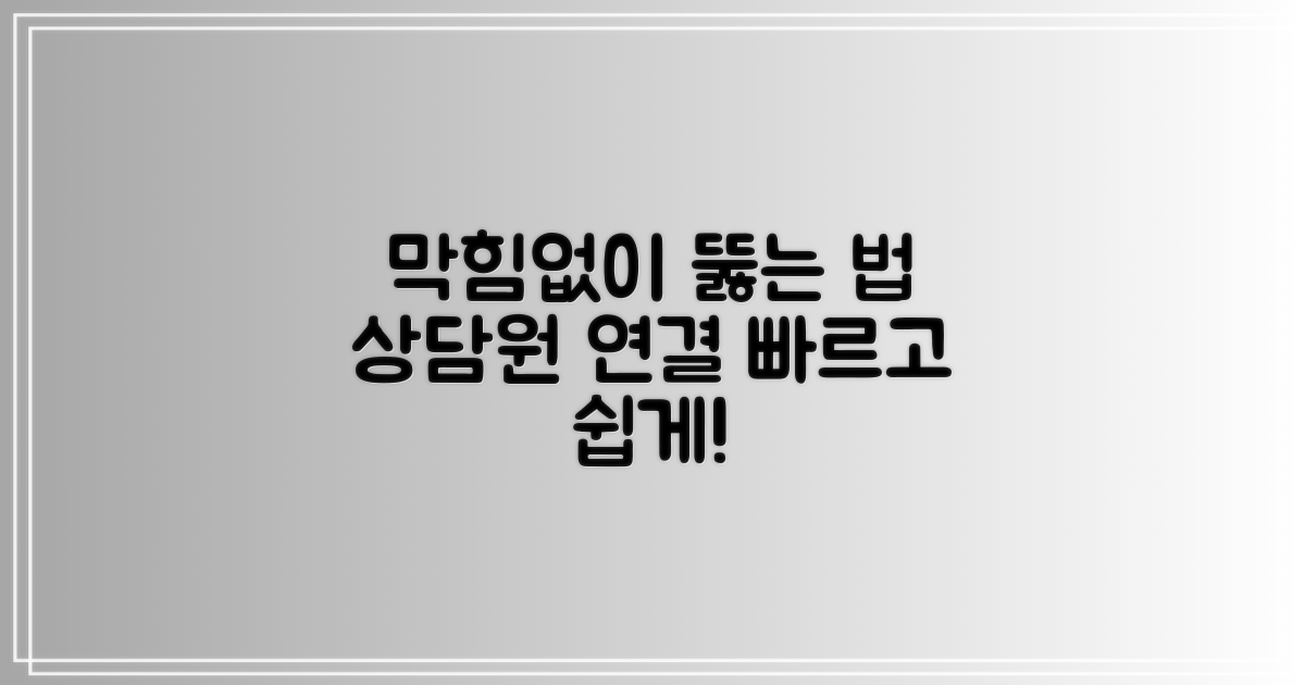 상담원 연결, 막힘없이 뚫는 법