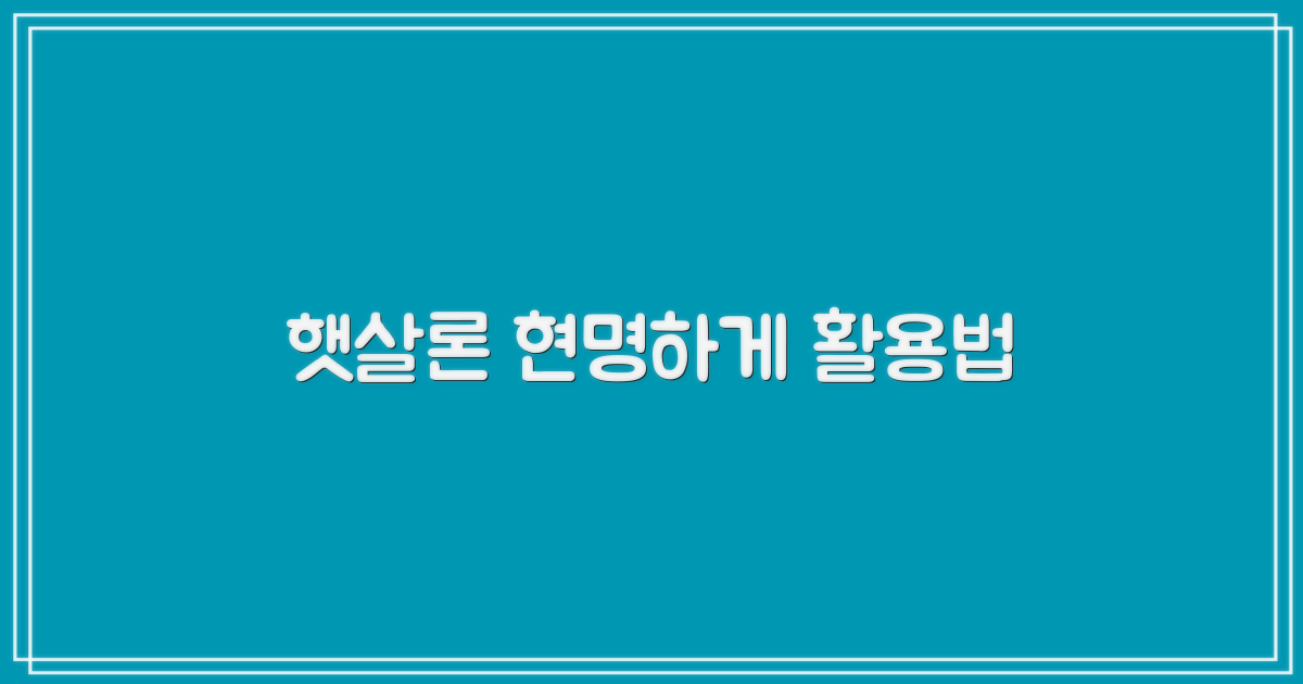 햇살론, 현명하게 활용하기