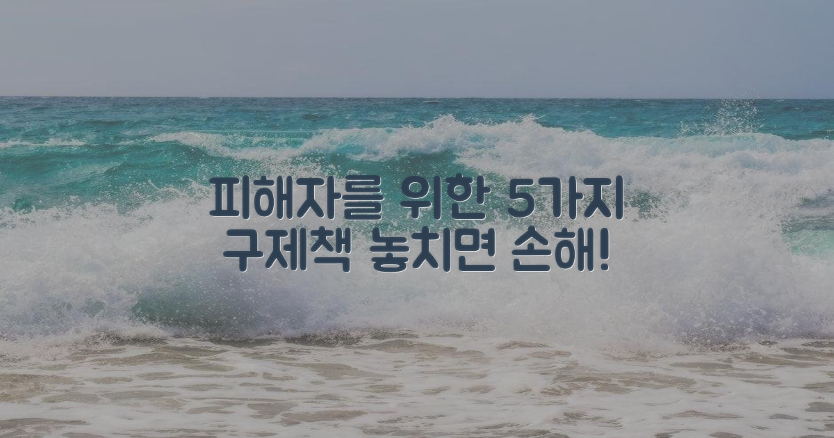 5가지 피해자 구제책