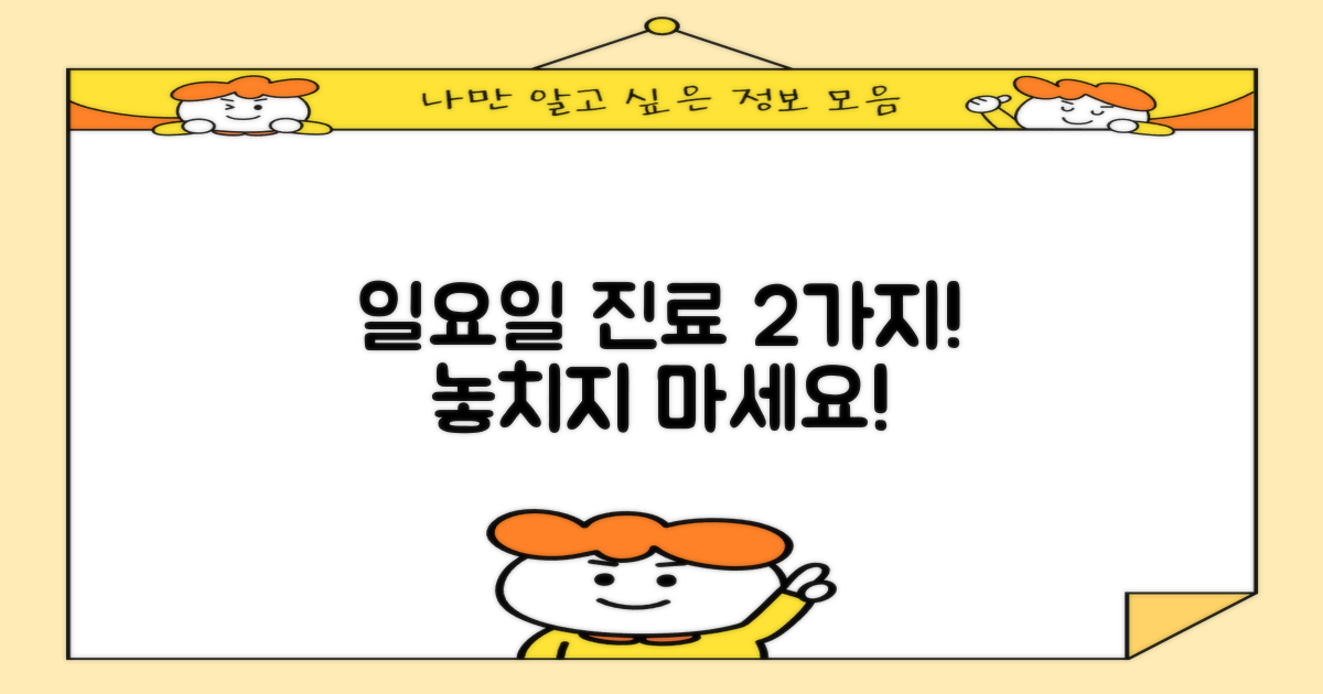 2가지 일요일 진료