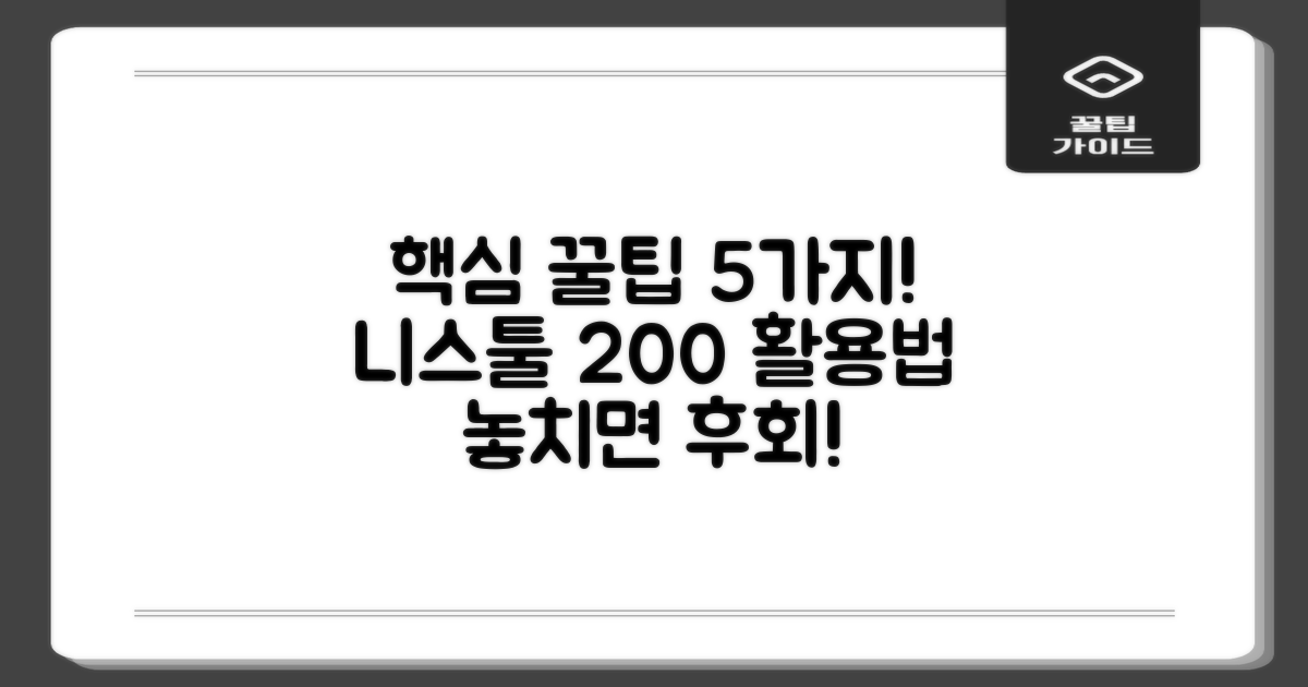 5가지 니스툴 사용 팁
