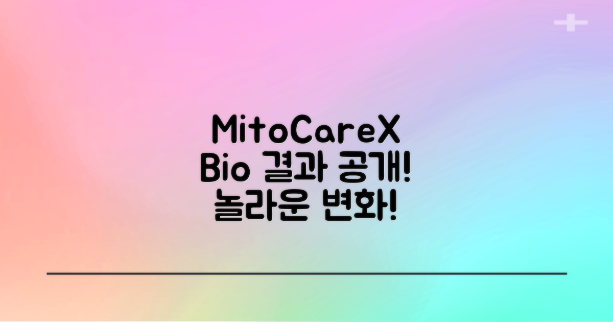 MitoCareX Bio, 성과는 어떠한가?