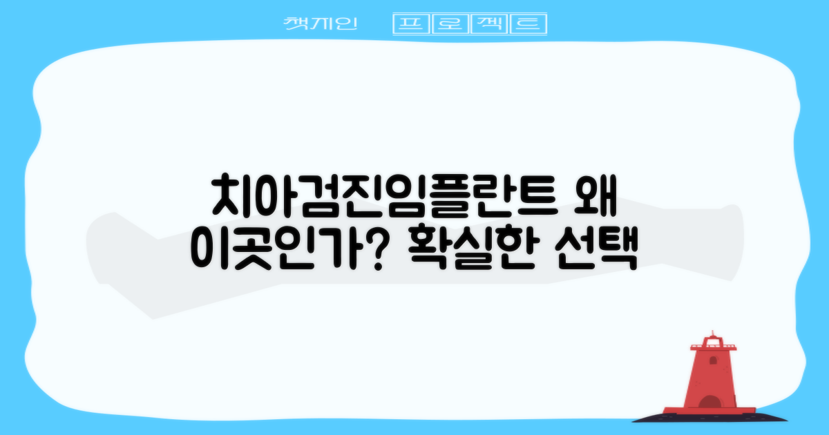 치아검진·임플란트, 왜 이곳?