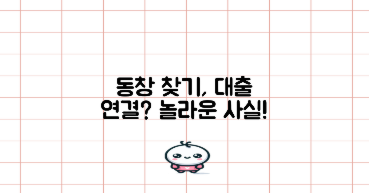 동창 찾기, 대출까지 연결될까?