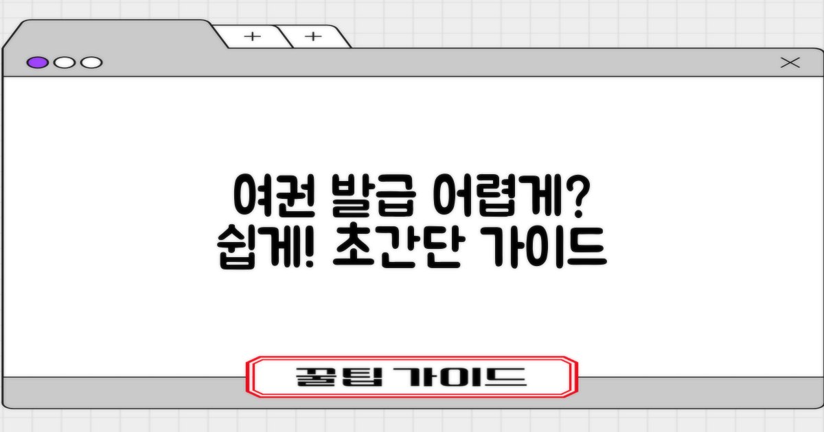 여권 발급, 복잡함과 간편함 대조