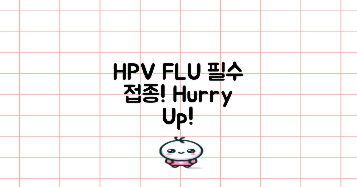 HPV, 독감 접종 서두르세요!