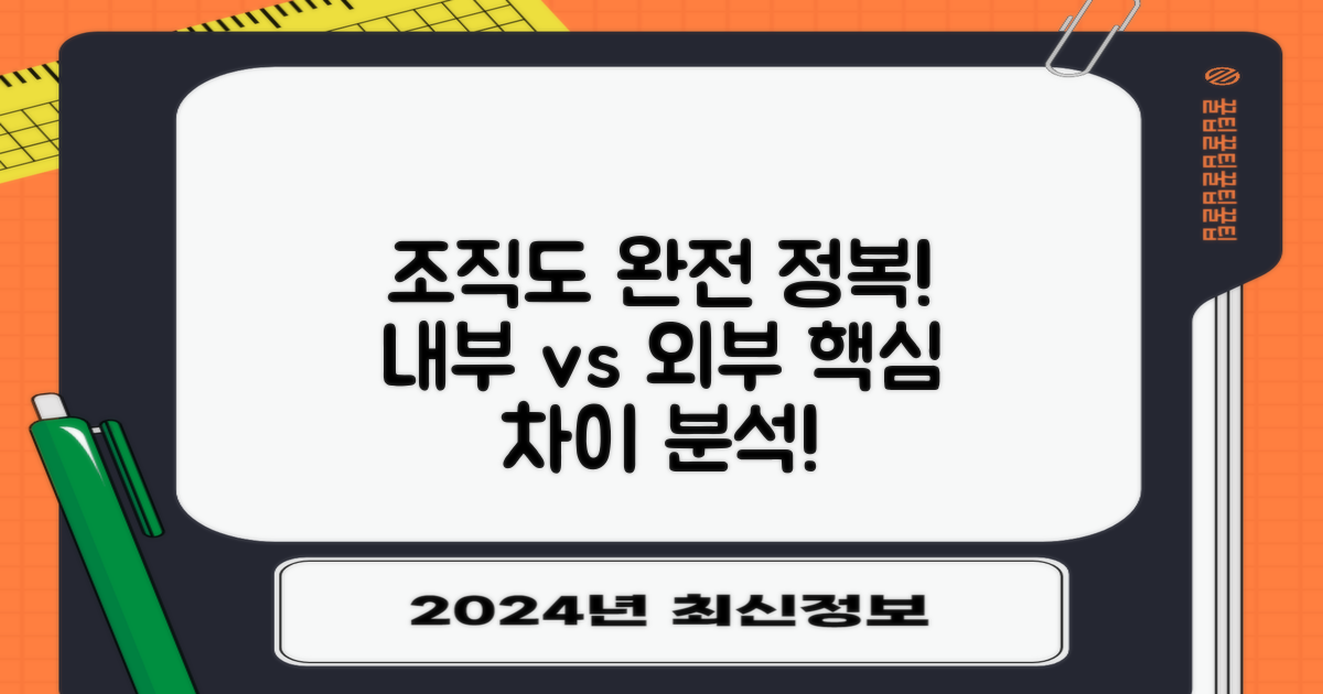 조직도: 내부 vs 외부
