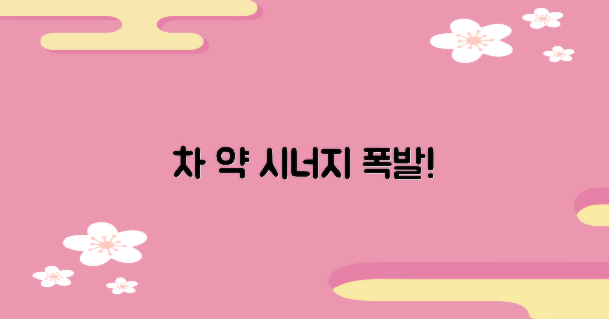 차와 약: 시너지 효과