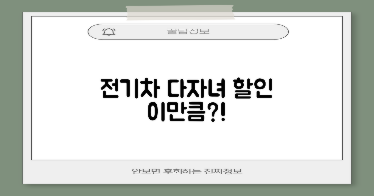 전기차/다자녀, 얼마까지 할인?