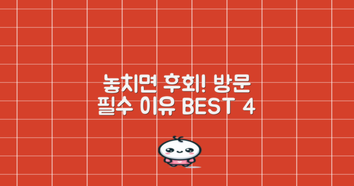 4가지 방문 필수 이유